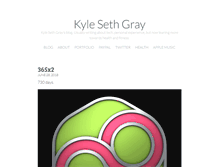 Tablet Screenshot of kylesethgray.com